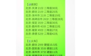 北京到天津火车多久_北京到天津高铁票价