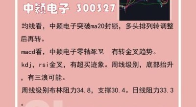 中颖电子股票值得买吗_中颖电子股票未来走势