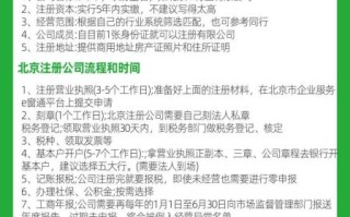 北京公司注册流程_北京注册公司需要哪些材料
