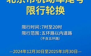 北京单双号限行时间表_外地车限行规定