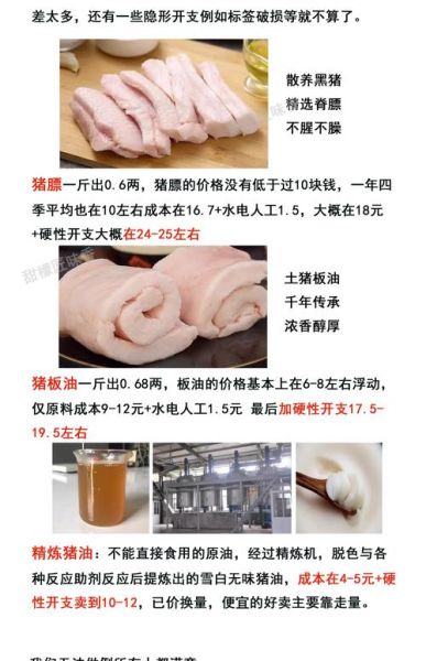 猪油价格为什么涨_如何挑选优质猪油-第3张图片-俊逸知识馆 猪油价格为什么涨_如何挑选优质猪油-第3张图片-俊逸知识馆