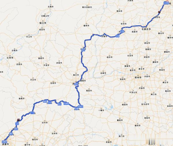 北京到成都多少公里_自驾高速怎么走-第2张图片-俊逸知识馆 北京到成都多少公里_自驾高速怎么走-第2张图片-俊逸知识馆