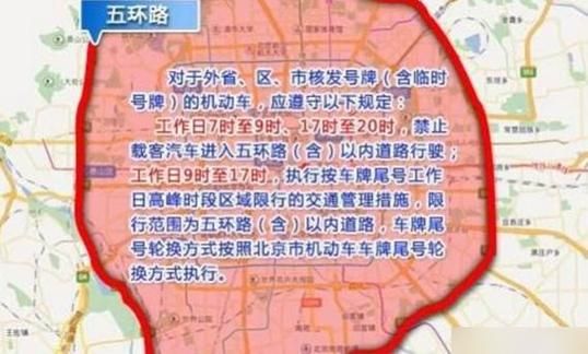 北京限行区域地图_外地车早晚高峰怎么走-第1张图片-俊逸知识馆 北京限行区域地图_外地车早晚高峰怎么走-第1张图片-俊逸知识馆