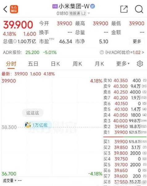小米股票代码是多少_小米港股代码是多少-第3张图片-俊逸知识馆