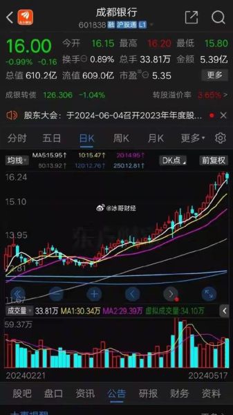 成都银行股票未来走势_成都银行股票值得长期持有吗-第2张图片-俊逸知识馆