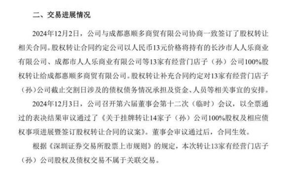 人人乐股票怎么样_人人乐股票还能买吗-第2张图片-俊逸知识馆