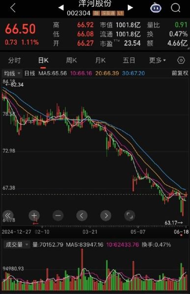 洋河股份股票行情_未来走势如何-第3张图片-俊逸知识馆