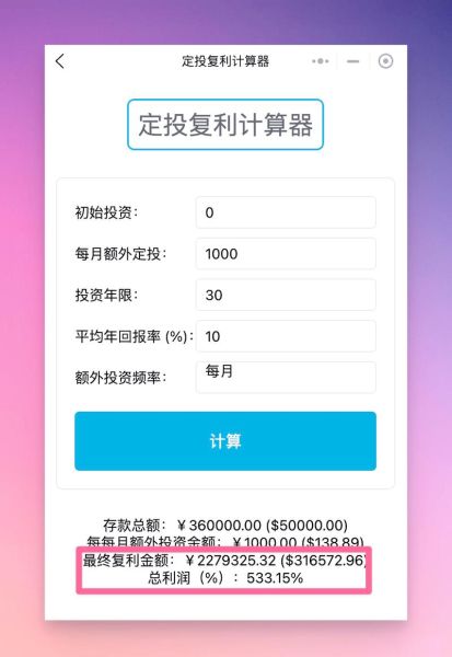 股票复利计算器在线计算_如何用复利计算器估算长期收益-第1张图片-俊逸知识馆 股票复利计算器在线计算_如何用复利计算器估算长期收益-第1张图片-俊逸知识馆