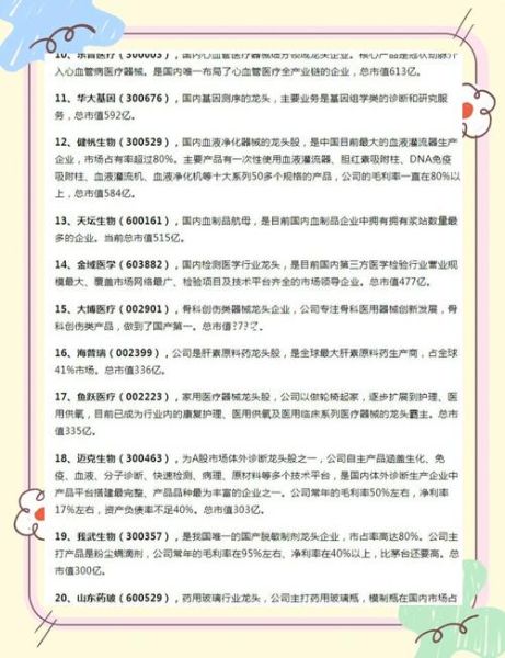 医药生物股票怎么选_医药生物股票有哪些龙头-第1张图片-俊逸知识馆