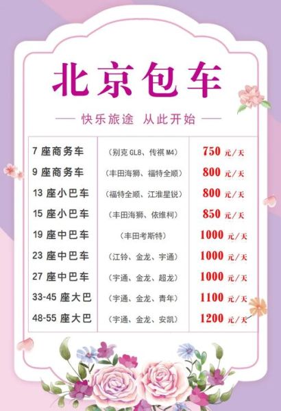 北京包车价格一天多少钱_北京包车带司机怎么收费-第3张图片-俊逸知识馆 北京包车价格一天多少钱_北京包车带司机怎么收费-第3张图片-俊逸知识馆