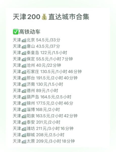 北京天津高铁票价_北京天津高铁多久能到-第1张图片-俊逸知识馆 北京天津高铁票价_北京天津高铁多久能到-第1张图片-俊逸知识馆