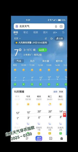 北京未来15天天气_穿衣指南-第2张图片-俊逸知识馆