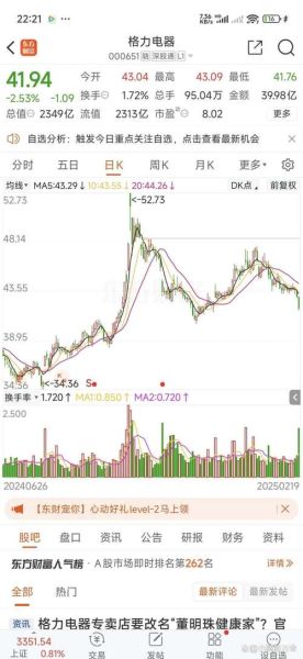 格力股票值得长期持有吗_格力电器股价走势分析-第3张图片-俊逸知识馆